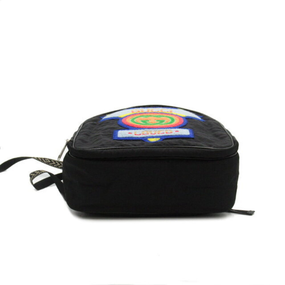 Gucci Logo Patchwork Backpack Black Bag - image 4